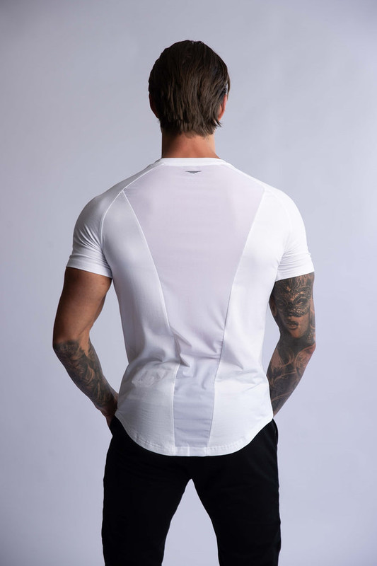 V697-RAGLAN-CREW-TEE-WHITE-X-LARGE-218020-02 HARD HITTERS RAGLAN CREW TEE WHITE X-LARGE - Image 1