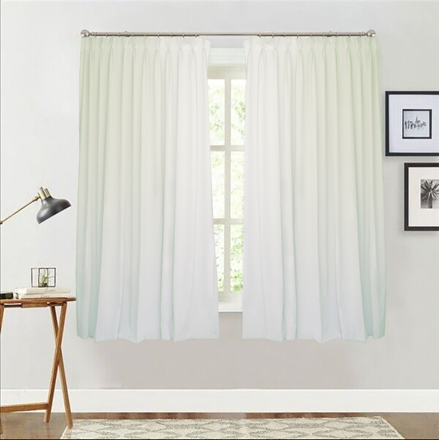 V702-CNZ2-2-160SINGLE-204607-00 Milk White Curtain 130x160cm PINCH PLEAT High Level Fabric 1 Panel for wall - Image 1