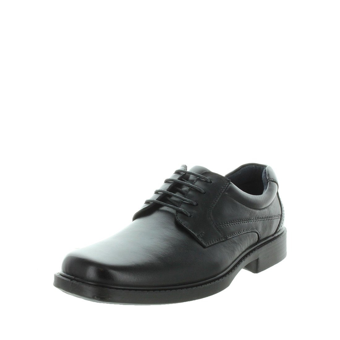 V717-9333333751914-192269-00 CHURCHILL Boy's TOSTE School Black Shoe 45EU - Image 1