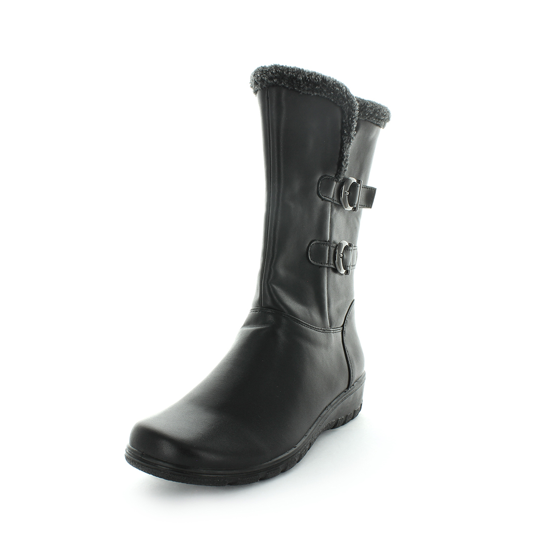 V717-AMAX-BLACKSMOOTH-8-192087-00 AEROCUSHION Women's MAX Boots Black Smooth Shoe 8US - Image 1