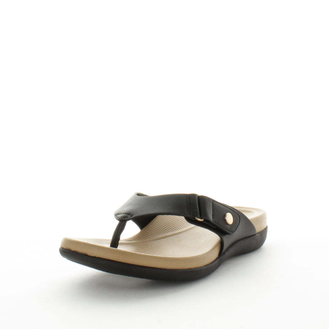 V717-AMESPY-BLACK-37-193743-00 AEROCUSHION Women's MESPY Slides Black Shoe 37EU - Image 1