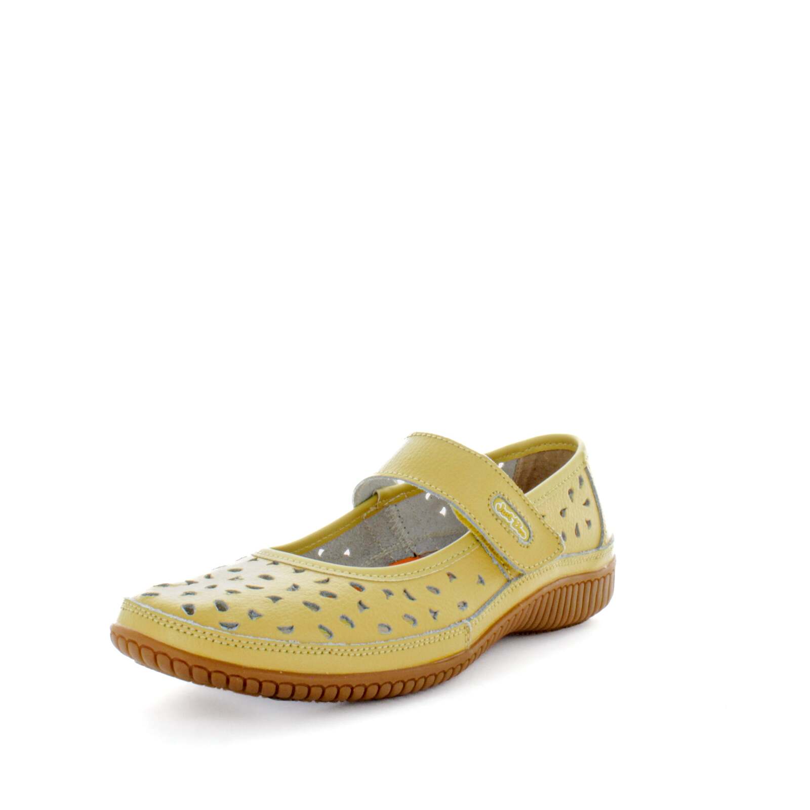 V717-JBCALE-MUSTARD-40-188667-00 JUST BEE Women's CALE Flats Mustard 40EU - Image 1