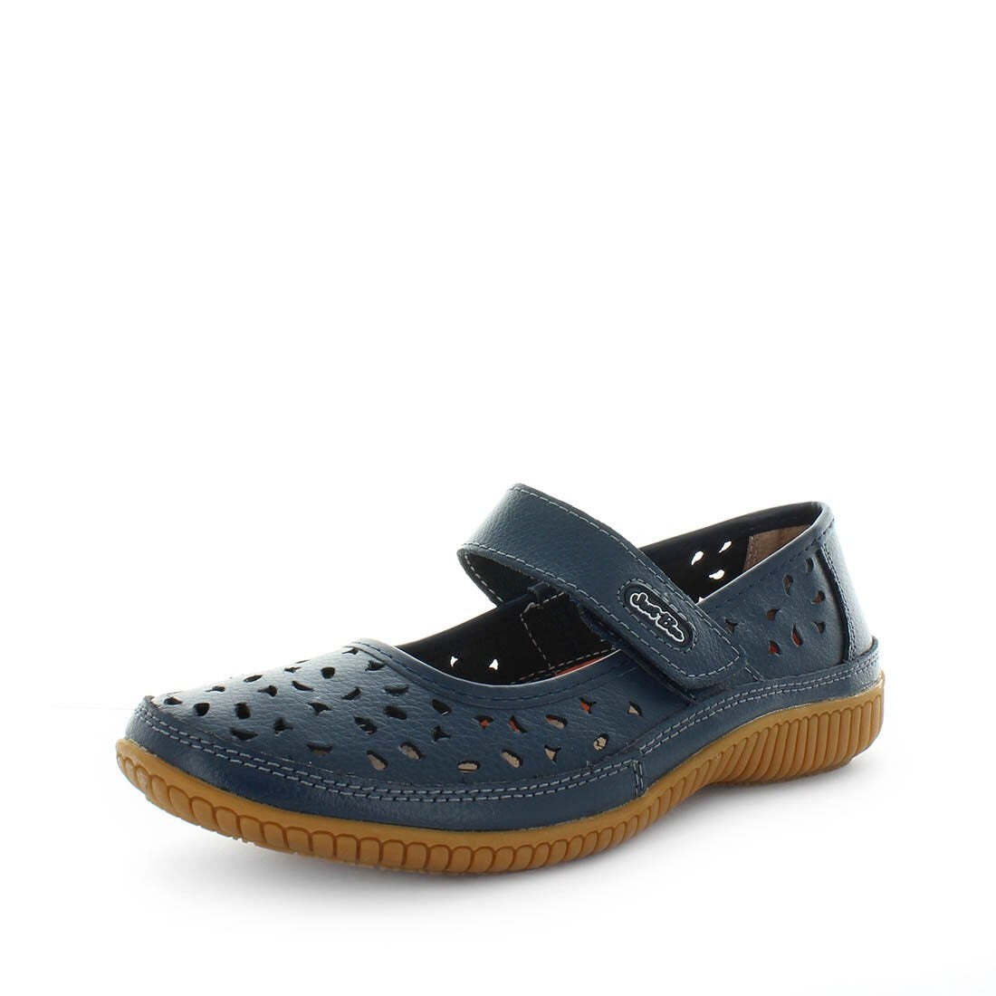 V717-JBCALE-NAVY-37-188571-00 JUST BEE Women's CALEBASIC Flats Navy 37EU - Image 1