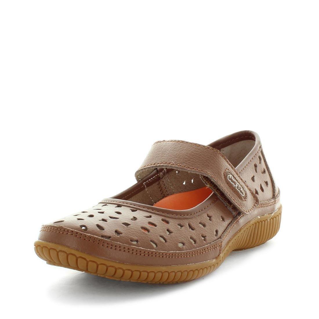 V717-JBCALE-TAN-36-188703-00 JUST BEE Women's CALE Flats Tan 36EU - Image 1