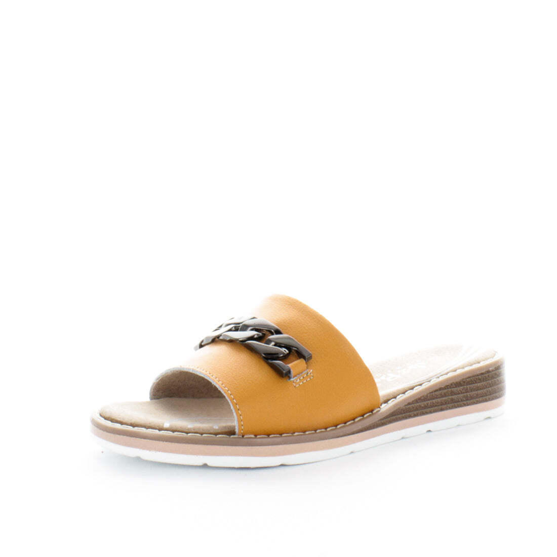 V717-JBCOBIE-ORANGE-40-189193-00 JUST BEE Women's COBIE Slides Orange 40EU - Image 1