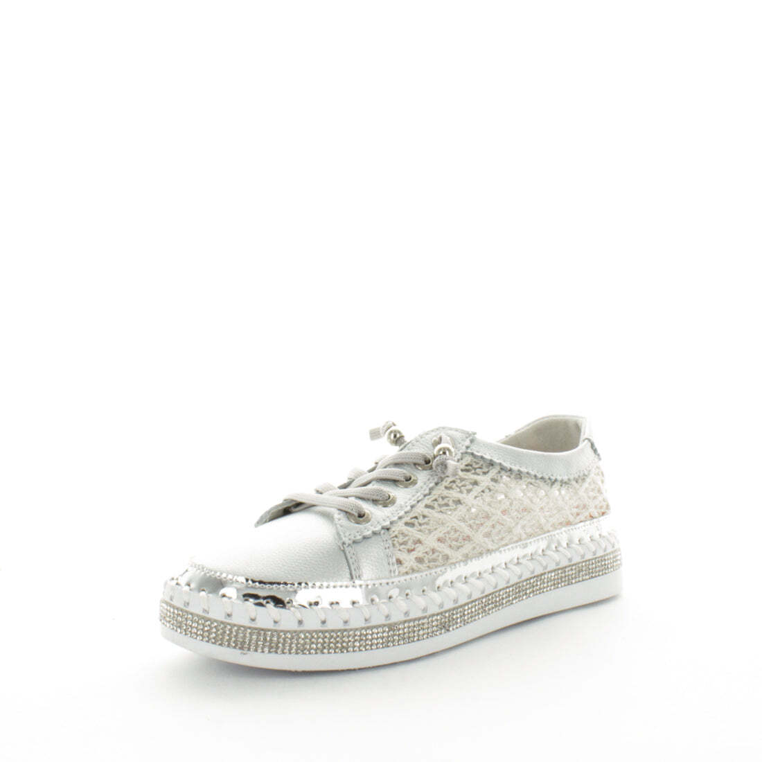 V717-JBCRAFTY-SILVER-40-188976-00 JUST BEE Women's CRAFTY Sneakers Silver 40EU - Image 1