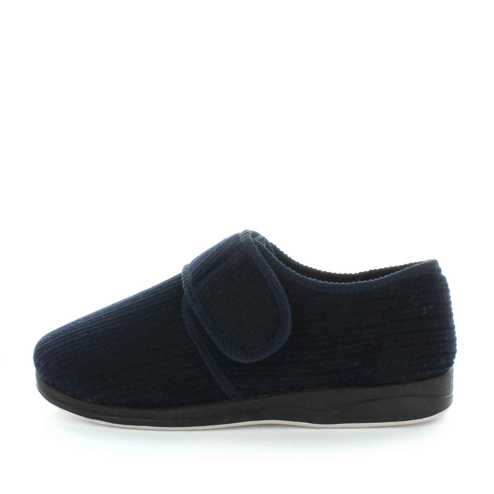 V717-PELI-NAVYCORD-8-187107-00 Panda PELI Slippers Uggs Navy Cord Shoe 8 - Image 1