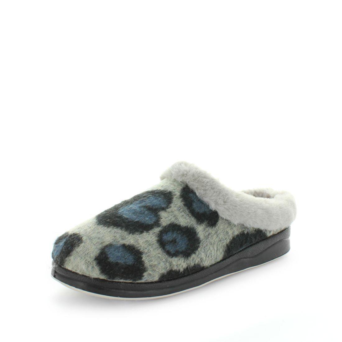 V717-PENDY-BLUEMULTI-8-187057-00 Panda ENDY Slippers Uggs Blue Multi Shoe 8 - Image 1