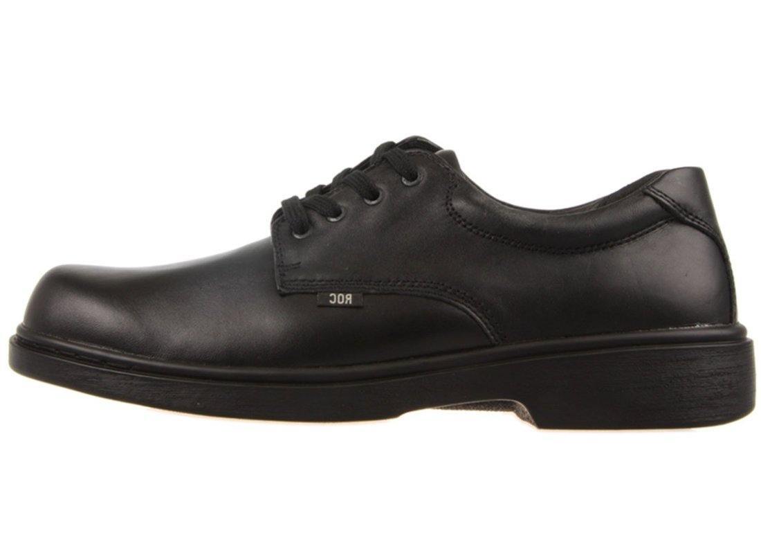 V717-RSTROBE-Y-BLACK-2-194037-00 ROC SHOES Boy's STROBE-Y School Black Shoe 2US - Image 1