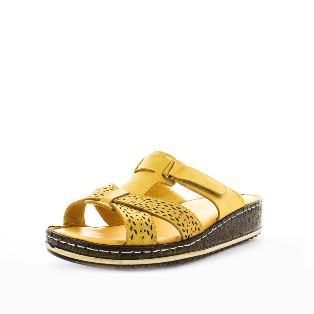 V717-STBANDREA-MUSTARD-37-193018-00 SOFT TREAD ALLINO Women's BANDREA Loafers / Slip ons Mustard Shoe 37EU - Image 1