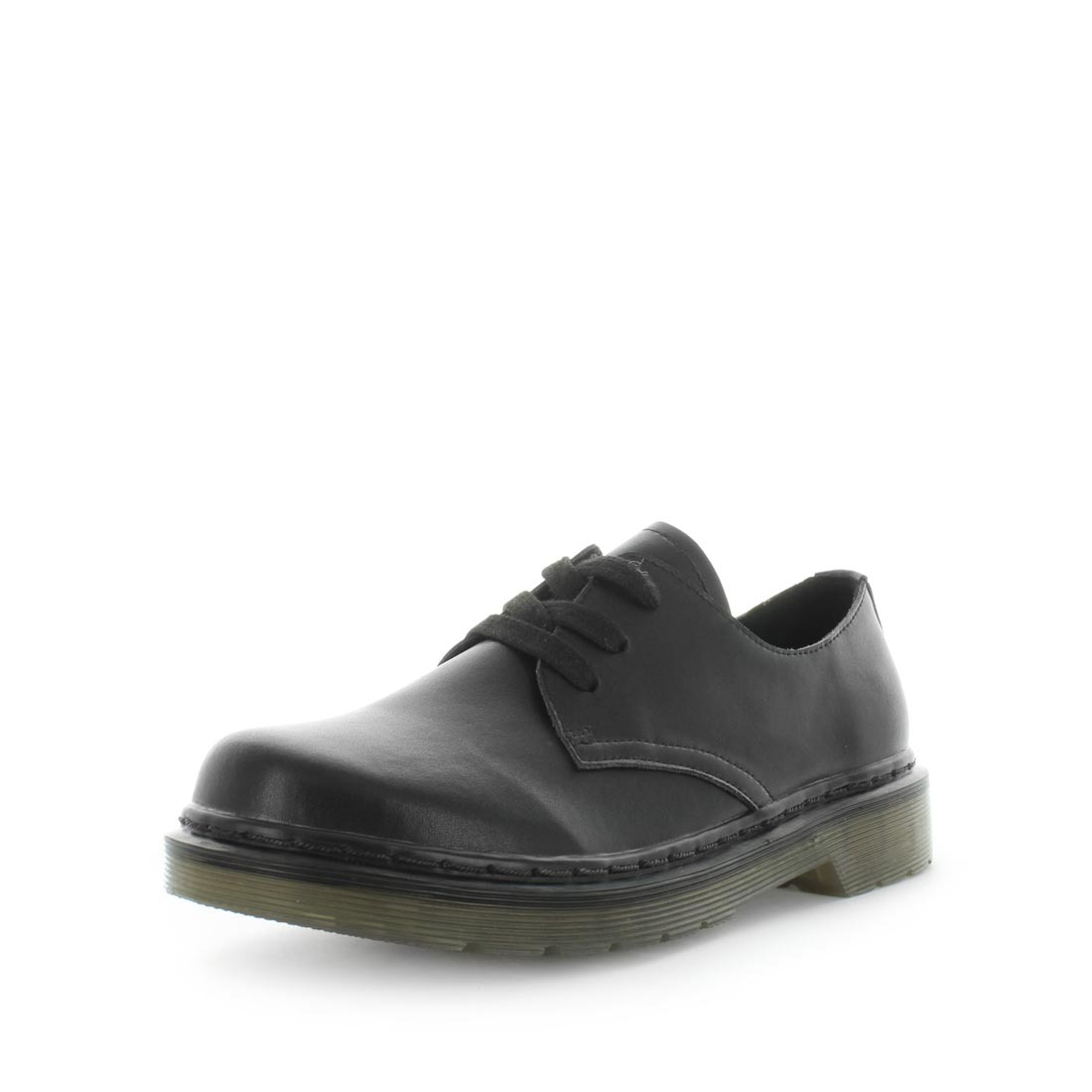 V717-WJERICO-BLKOFFSHI-38-193452-00 WILDE SCHOOL Girl's JERICO School Black Off Shine Shoe 38EU - Image 1