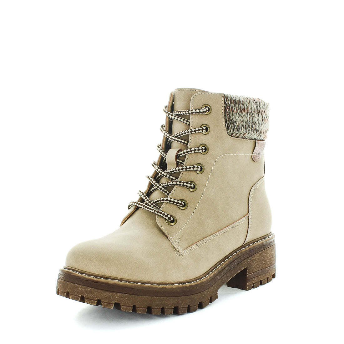 V717-WSNUGGLE-BEIGEMICRO-37-192704-00 WILDE Women's SNUGGLE Boots Beige Micro Shoe 37EU - Image 1