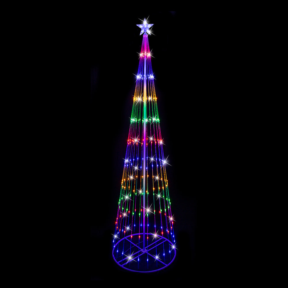 V720-XL0714-200277-00 LED Digital Strands Tree 2.4m Multi-Color - Image 1