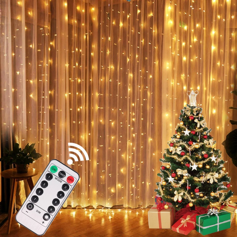 V728-1005002923985941-E-195124-01 Christmas Lights Curtain Garland - Image 1