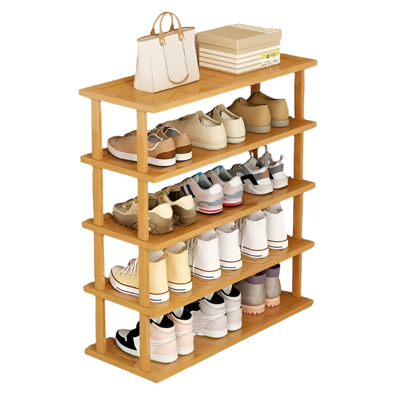 V728-WT92247-190432-00 NNETM Multi-Layer Standing Storage with 5 Floors - Shoe Rack - Image 1