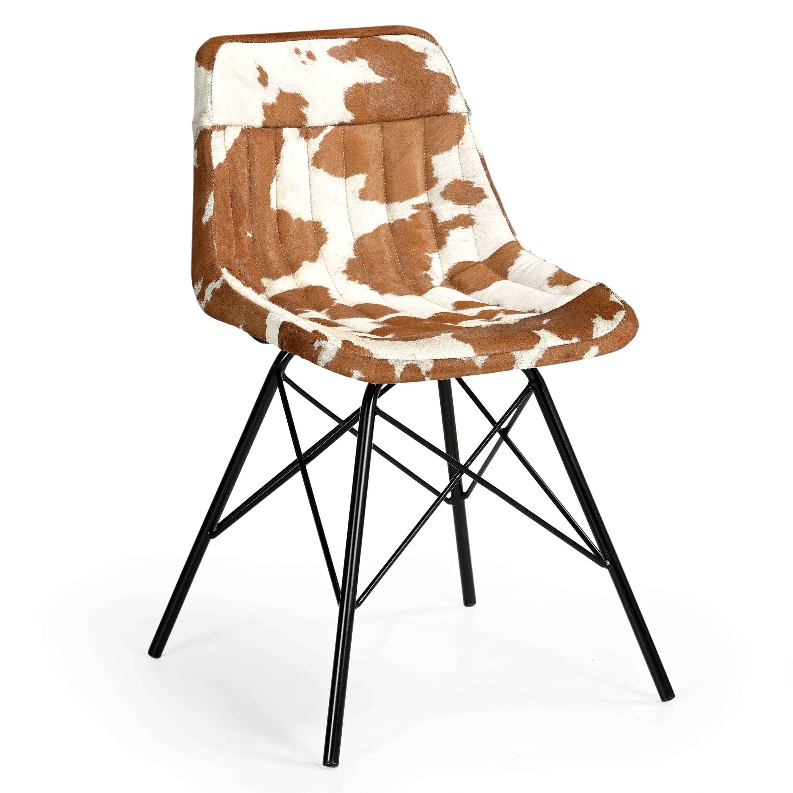 V742-M10148-202505081015-00 EAMES STYLE COWHIDE CHAIR - Image 1