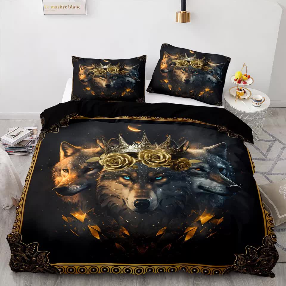V745-AQ044130Q3-212765-00 Nature-Inspired Floral Duvet Cover Set - Hypoallergenic Fabric-Queen - Image 1