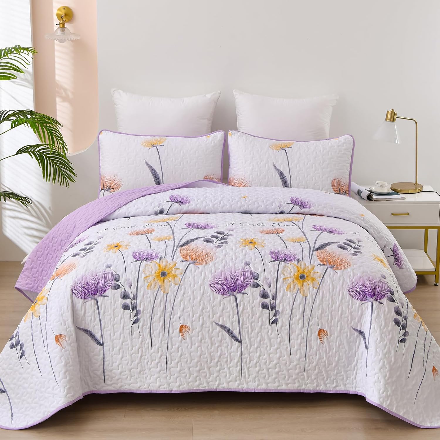 V745-MAC080645Q13U-190888-00 Knit Quilted coverlet and pillowcovers set: Cozy and Textured - Queen size - Image 1