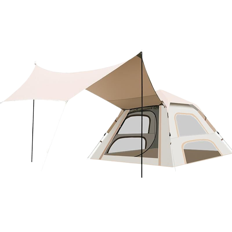 V888-ELOSUNG015-199981-00 3-4 people Double door tent 200 * 200 * 135cm - Image 1