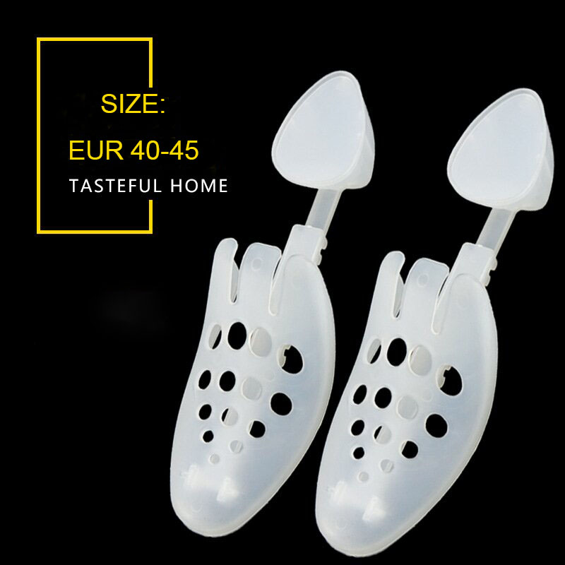 V888-ELOSUNG100011-203147-00 Adjustable Transparent Shoe Tree Stretcher, Size EUR 40-45 (One Pair) - Image 1