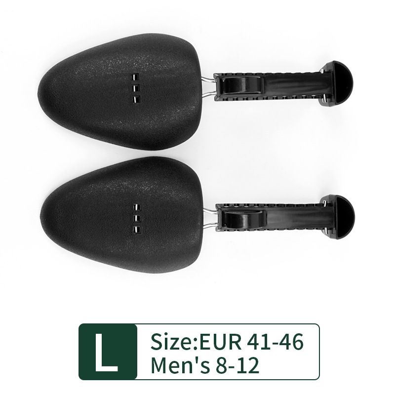 V888-ELOSUNG100013-203134-00 Black Adjustable Shoe Tree for Men's Shoes, Large Size EUR 41-46 - Image 1