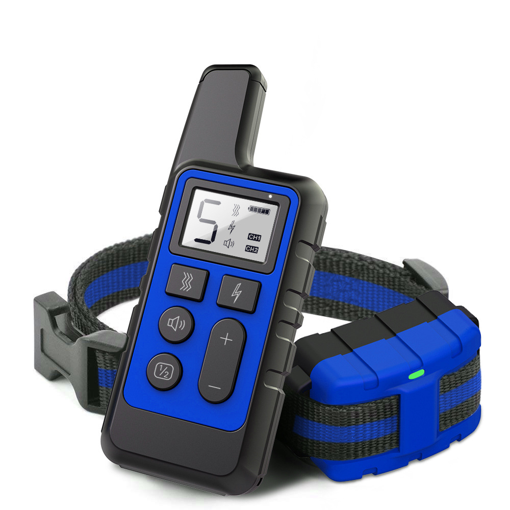 V888-ELOSUNG10127-204127-00 Wireless Dog Training Collar with Remote – 500-Yard Range, Waterproof, Rechargeable, Adjustable for Small and Large Dogs - Image 1