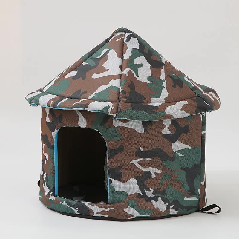 V888-ELOSUNG10211-204400-00 Outdoor Waterproof Cat House - Insulated, Weatherproof, Warm Shelter for Cats, Ideal for Winter Protection, Size: L 45*41cm - Image 1