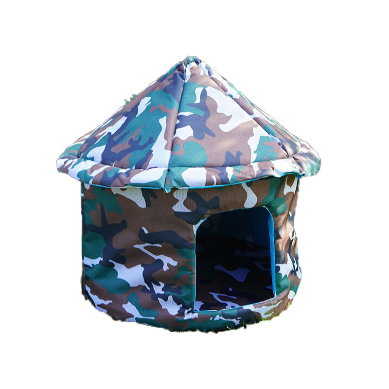 V888-ELOSUNG10214-205331-00 Outdoor Waterproof Cat House - Insulated, Weatherproof, Warm Shelter for Cats, Ideal for Winter Protection, Size: L 45*41cm - Image 1