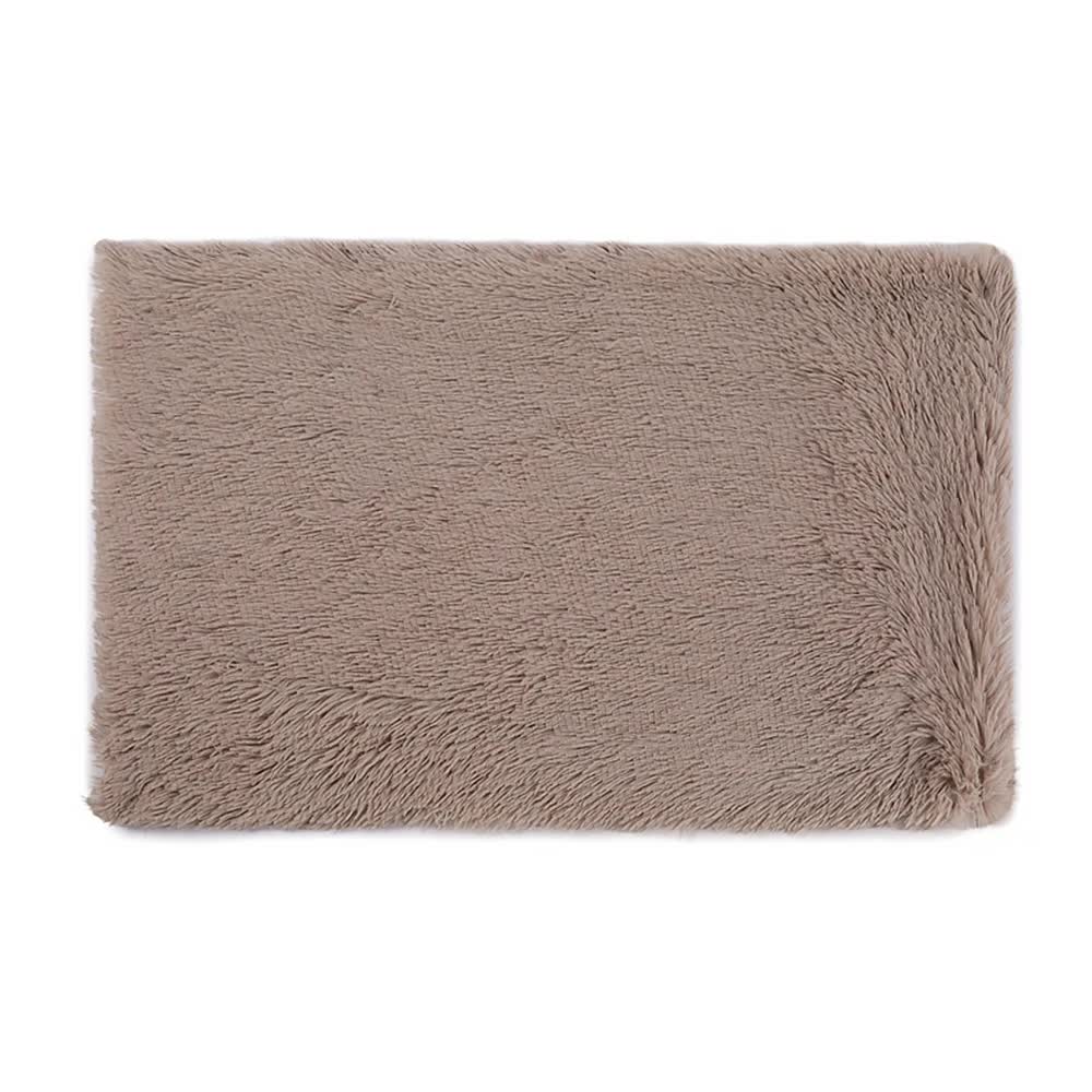 V888-ELOSUNG10403-204263-00 Fluffy Pet Blankets-Soft Faux Fur, Anti-Anxiety Cozy Throws for Cats and Dogs, M 80*55cm beige brown - Image 1
