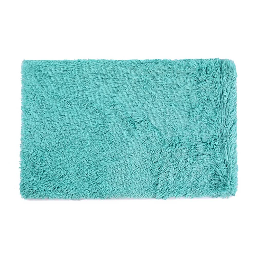 V888-ELOSUNG10407-204267-00 Fluffy Pet Blankets-Soft Faux Fur, Anti-Anxiety Cozy Throws for Cats and Dogs, M 80*55cm emerald green - Image 1