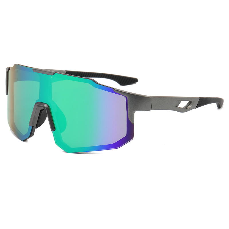 V888-ELOSUNG10618-205664-00 New sports sunglasses men's and women's cycling sunglasses dazzling sunglasses - Image 1