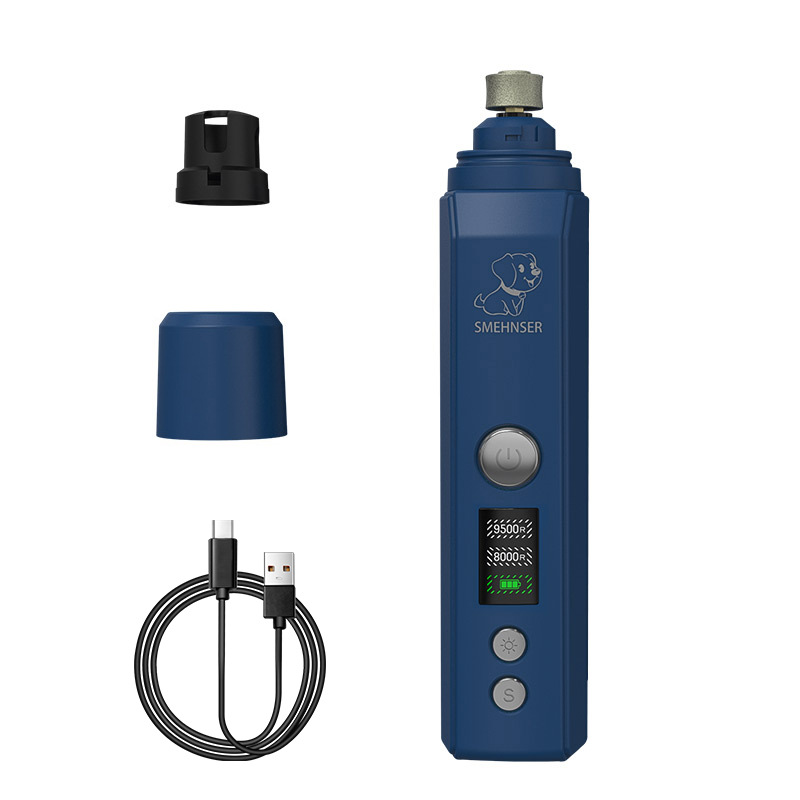 V888-ELOSUNG10651-205927-00 3-Speed Dog Nail Grinder - Quiet, Safe & Painless Trimming for All Pets - Image 1