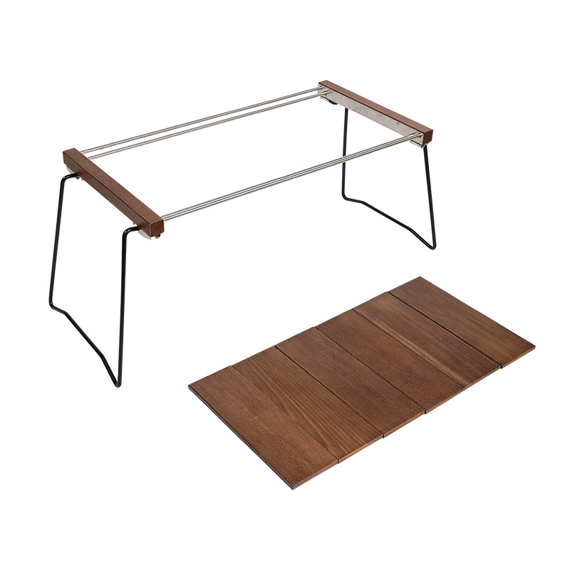 V888-ELOSUNG1098-202406-00 Solid wood multifunctional combination table 82.5*40*40.5cm - Image 1