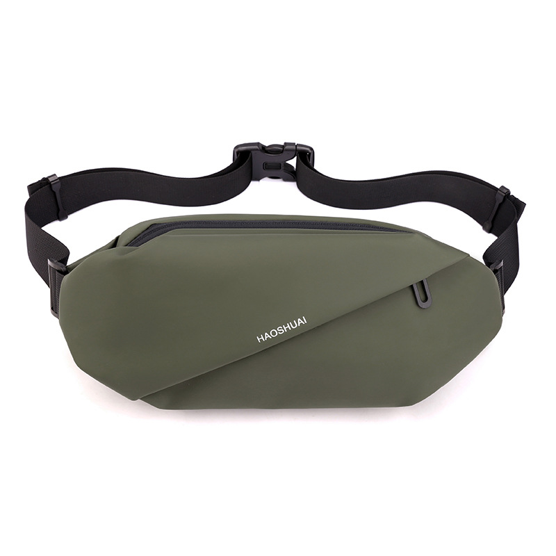 V888-ELOSUNG11033-206415-00 Versatile Crossbody/Fanny Pack for Men - Lightweight and Large Capacity (Army Green) - Image 1