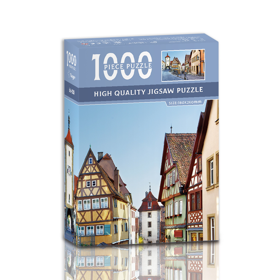 V888-ELOSUNG11192-208620-00 1000-Piece High-Quality Jigsaw Puzzle - Austrian town - Image 1
