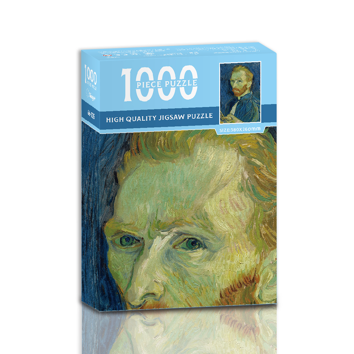 V888-ELOSUNG11196-208624-00 1000-Piece High-Quality Jigsaw Puzzle - Self-portrait of Vincent van Gogh - Image 1