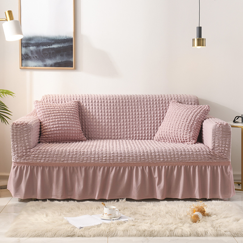 V888-ELOSUNG1161-202590-00 Elastic sofa cover-pink (305-360cm) - Image 1