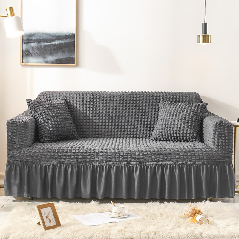 V888-ELOSUNG1167-202584-00 Elastic sofa cover-gray (90-140cm) - Image 1
