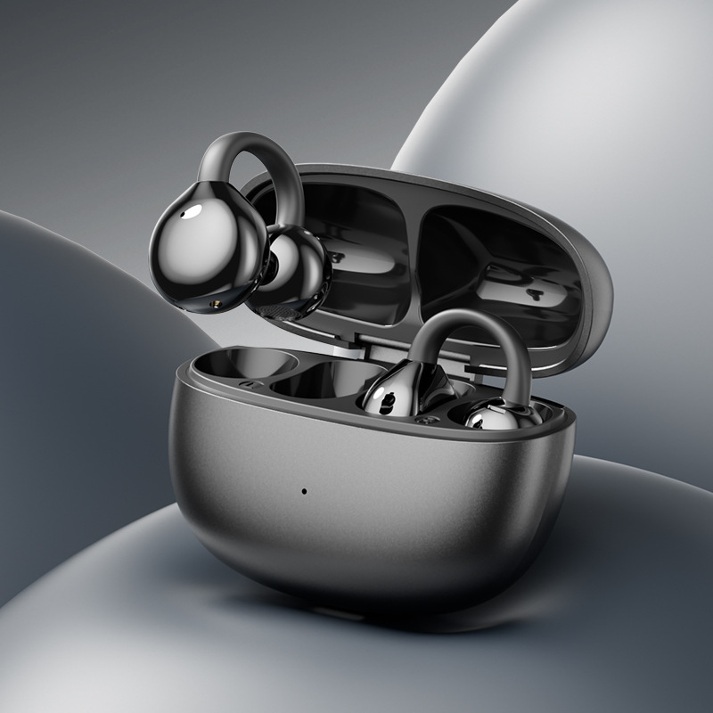 V888-ELOSUNG11857-210111-00 Black M108 Spherical OWS Over-Ear Bluetooth Earphones - Stylish Design, Premium Sound, Wireless Convenience - Image 1