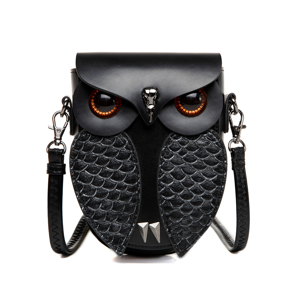 V888-ELOSUNG12771-212966-00 Creative Owl Design Crossbody Shoulder Bag – Compact, Unique & Stylish for Women - Image 1