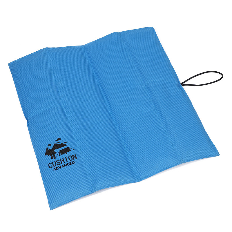 V888-ELOSUNG13307-211252-00 4 PCS Blue Portable Waterproof Outdoor Picnic Mat, Moisture-Proof Thermal Seat Pad, Foldable and Lightweight Travel Cushion - Image 1