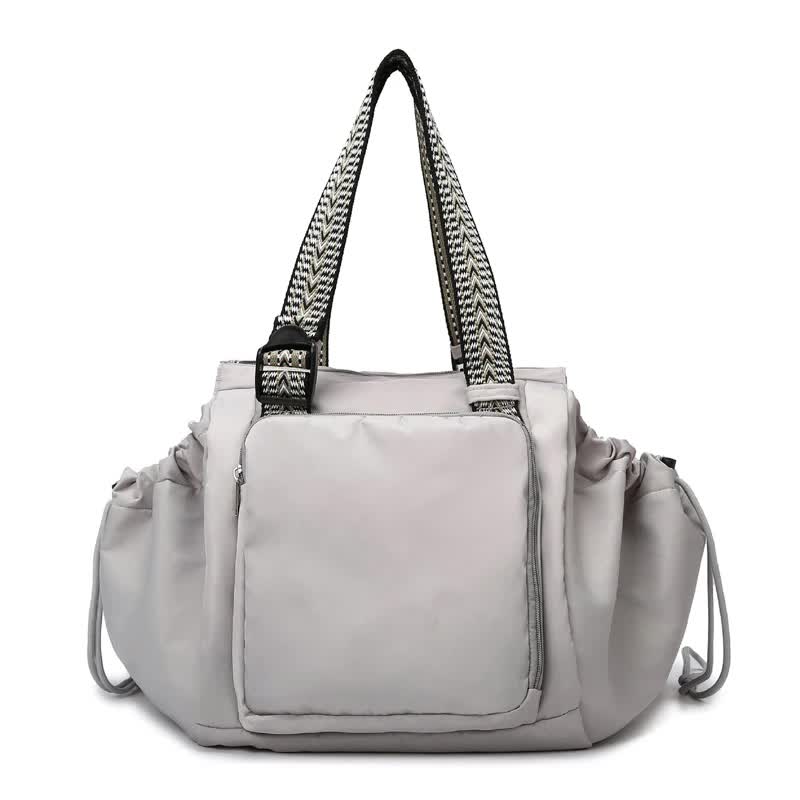 V888-ELOSUNG13706-212576-00 Gery Convertible Multifunctional Baby Cradle Travel Bag - Women's Backpack, Shoulder Bag, Mummy Bag with Expandable Storage - Image 1