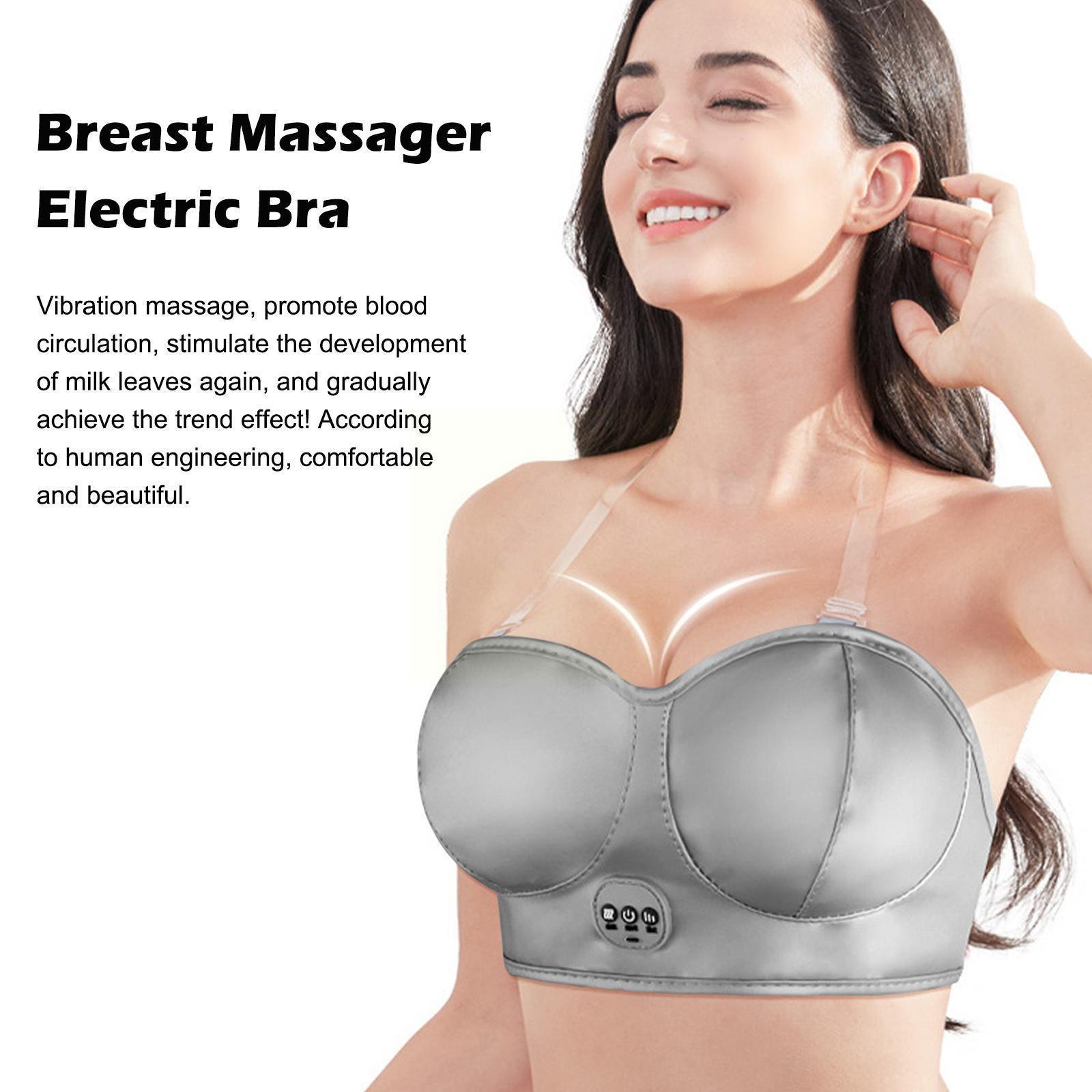 V888-ELOSUNG15126-212142-00 Electric Breast Massager Bra - Wireless, Comfortable Vibration Massage for Relaxation and Circulation - Image 1
