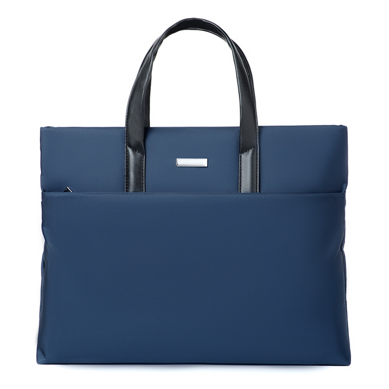 V888-ELOSUNG15231-212551-00 Blue Lightweight Business Tote Bag - Durable and Stylish for Work and Travel - Image 1
