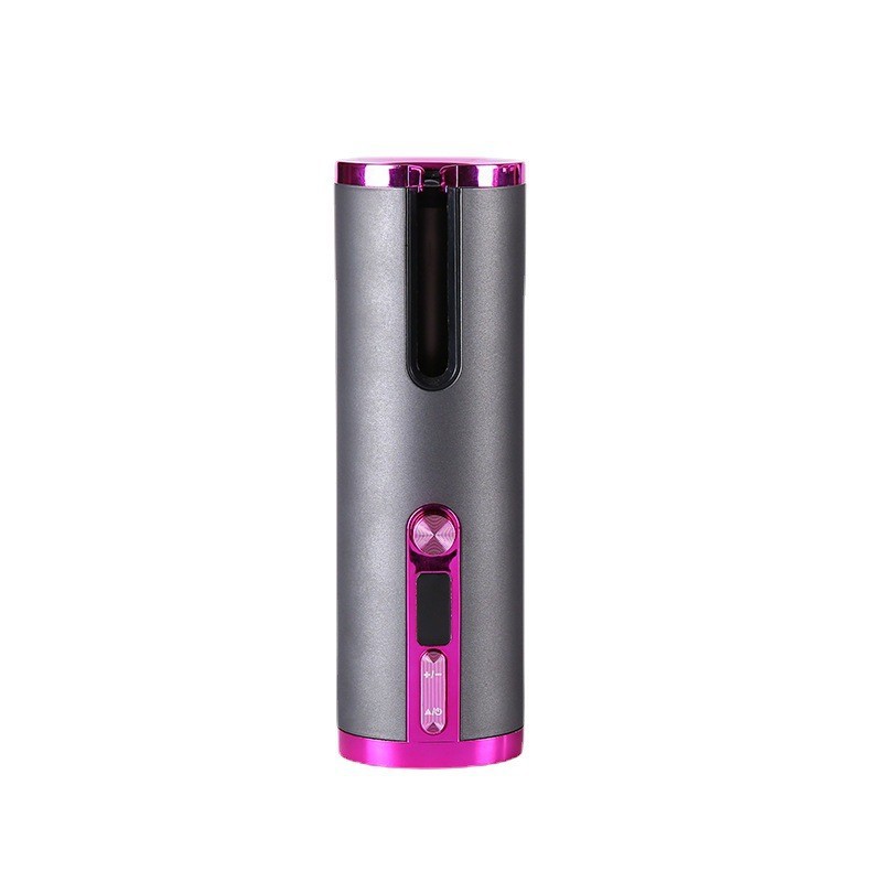 V888-ELOSUNG15322-213356-00 Cordless Automatic Hair Curler with Adjustable Temperature - Gray - Image 1