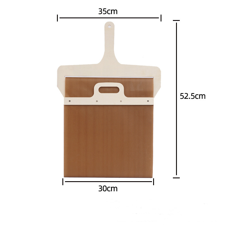 V888-ELOSUNG15666-214952-00 Non-Stick Flexible Pizza Peel with Handle - Perfect for Baking and Serving, 12 inches 52.5cm*35cm - Image 1