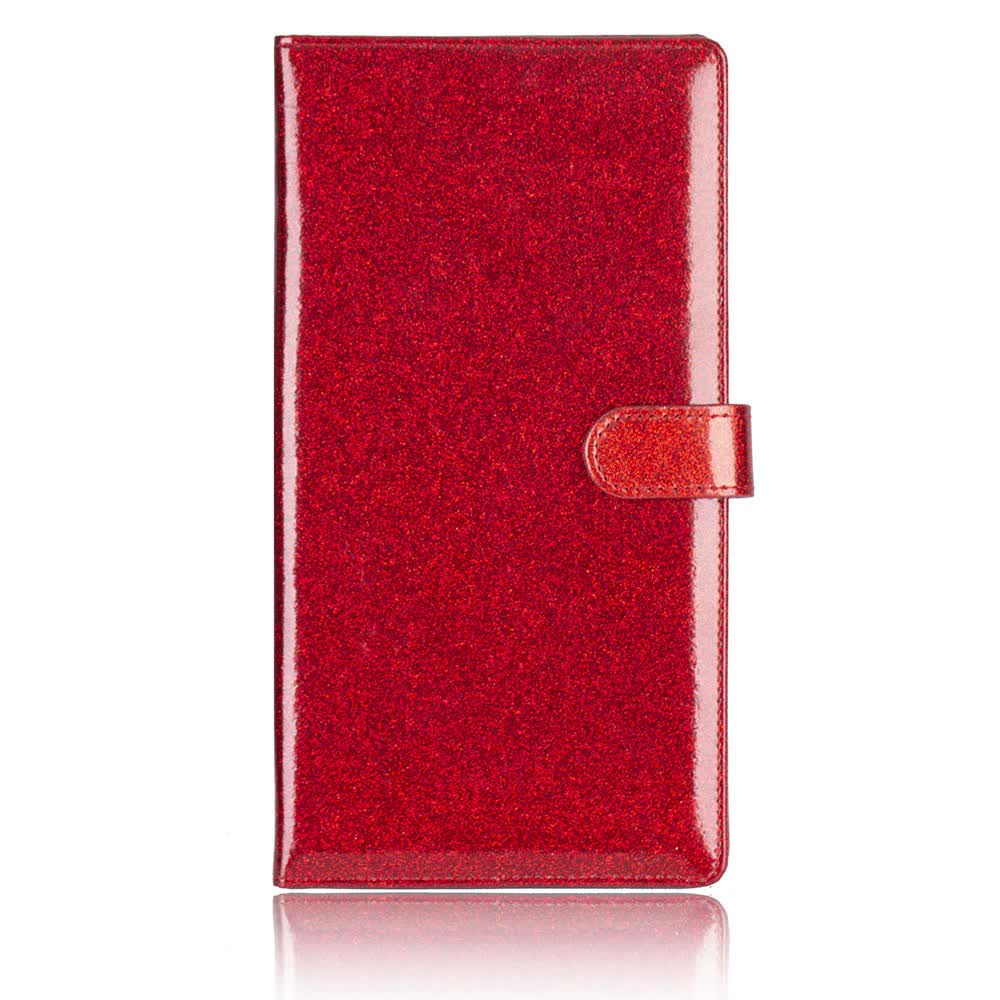 V888-ELOSUNG16083-214395-00 Red Sparkling Document Organizer Wallet - 24x12.8cm, Lightweight and Durable - Image 1