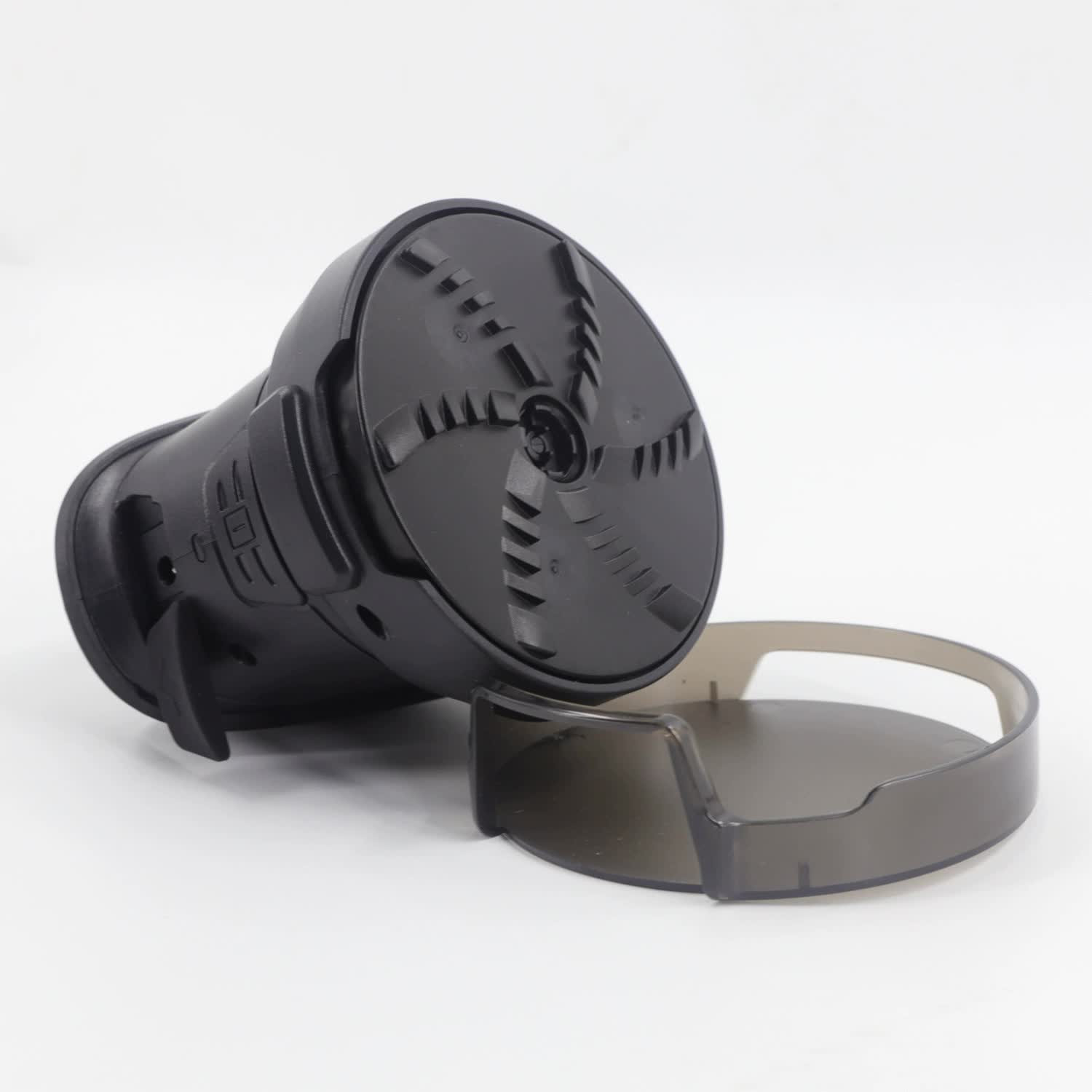 V888-ELOSUNG16202-215199-00 Black Rechargeable Electric Ice Scraper - Handheld Windshield Defroster - Image 1