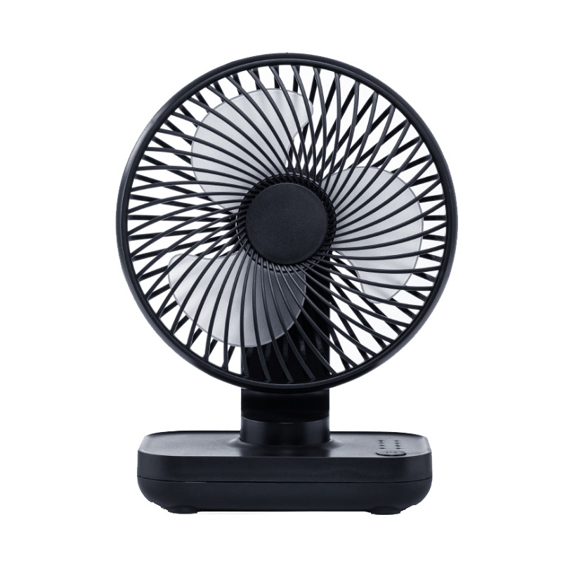 V888-ELOSUNG16592-216631-00 Black Portable Mini Fan - Compact, Quiet, and Rechargeable for Personal Cooling - Image 1