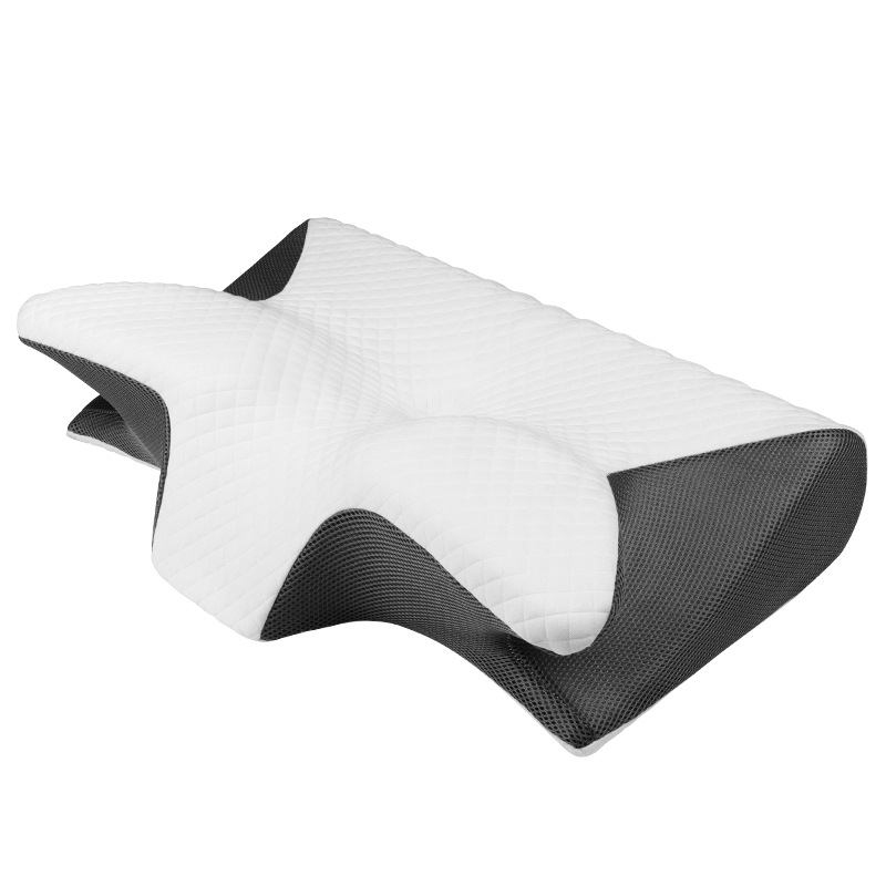 V888-ELOSUNG16816-224342-00 Height-enhancing Model Ergonomic Memory Foam Pillow - Orthopedic Contour Pillow for Neck & Shoulder Support (61x43x16cm) - Image 1